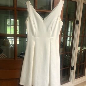 White DKNY cocktail dress